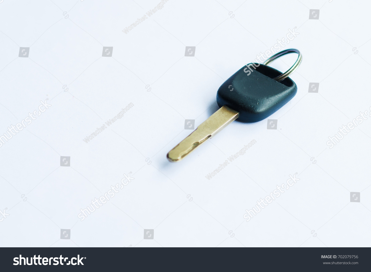 Stock photo car key without remote 702079756