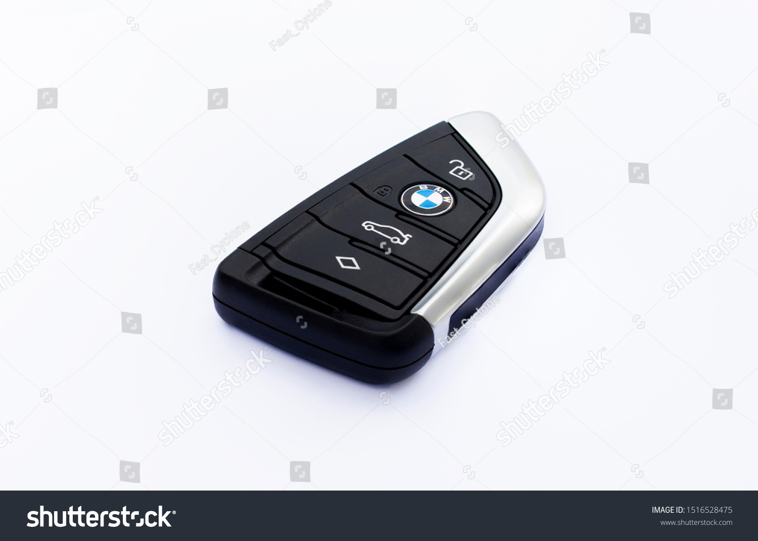 Stock photo munich germany september bmw wireless car key isolated on background keyless entry 1516528475